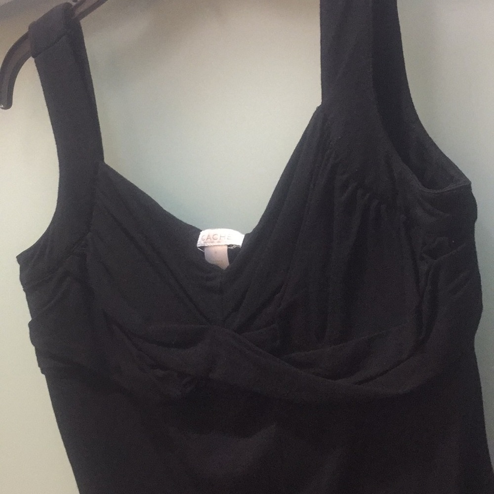 Cache Black Tank Top